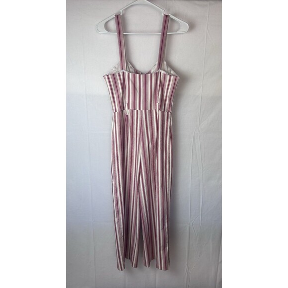 Romeo & Juliet Couture Womens Medium Jumpsuit Red & Ivory NWT - Picture 12 of 12